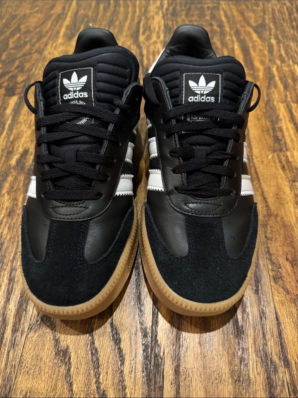 adidas Black White Gum-Soled Women's Sneakers
